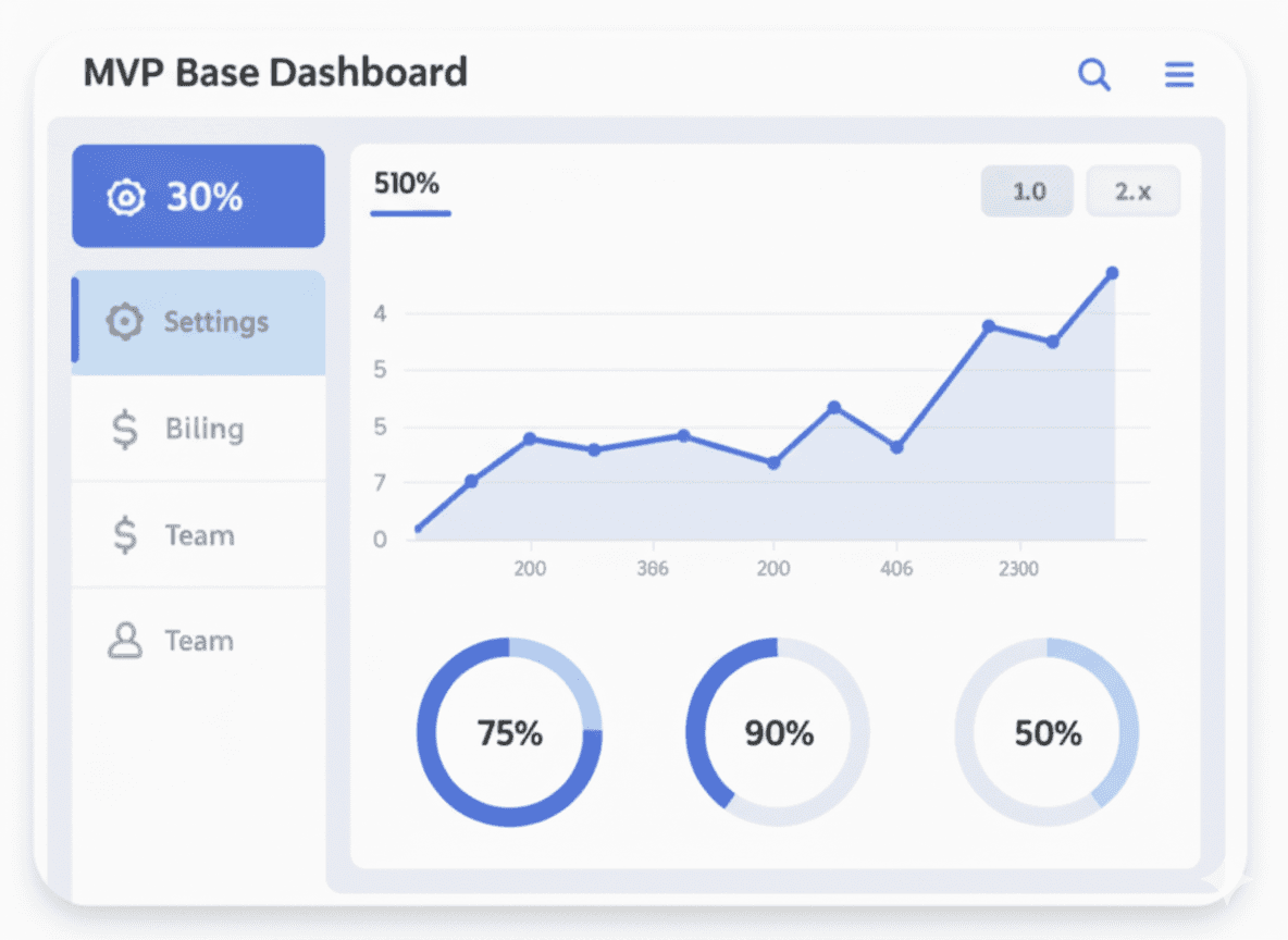 MVP Base dashboard preview
